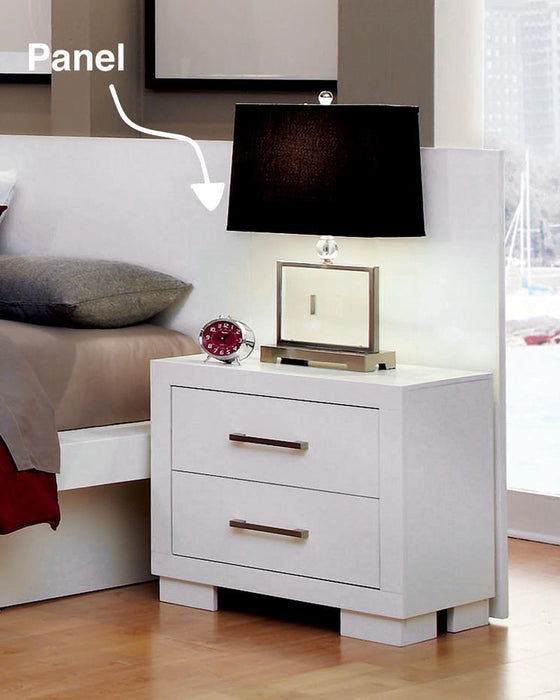 Jessica Nightstand Panels White (Set of 2) - Tony’s Furniture Store & Linen (GA) - Multi Location