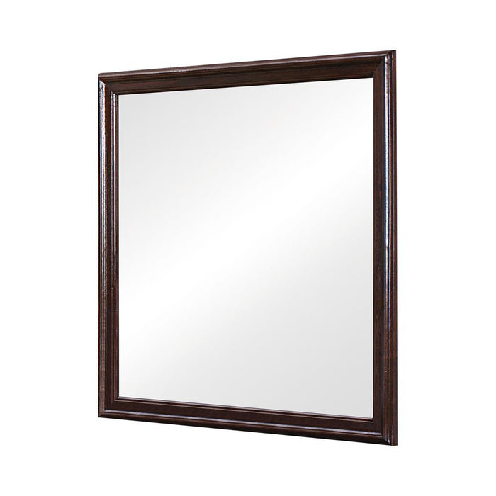 Louis Philippe Square Dresser Mirror Cappuccino - Tony’s Furniture Store & Linen (GA) - Multi Location