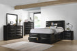 Briana Queen Platform Storage Bed Black - Tony’s Furniture Store & Linen (GA) - Multi Location