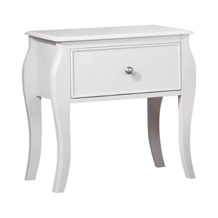 Dominique 1-drawer Nightstand Cream White - Tony’s Furniture Store & Linen (GA) - Multi Location