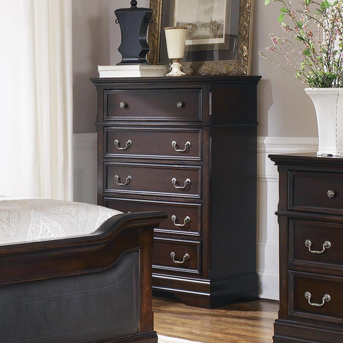 Cambridge 5-drawer Rectangular Chest Cappuccino - Tony’s Furniture Store & Linen (GA) - Multi Location
