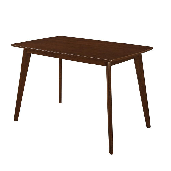 Kersey Dining Table with Angled Legs Chestnut - Tony’s Furniture Store & Linen (GA) - Multi Location