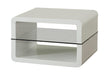 Elana Square 2-shelf End Table Glossy White - Tony’s Furniture Store & Linen (GA) - Multi Location
