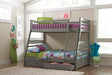 Ashton Twin Over Full Bunk 2-drawer Bed Grey - Tony’s Furniture Store & Linen (GA) - Multi Location