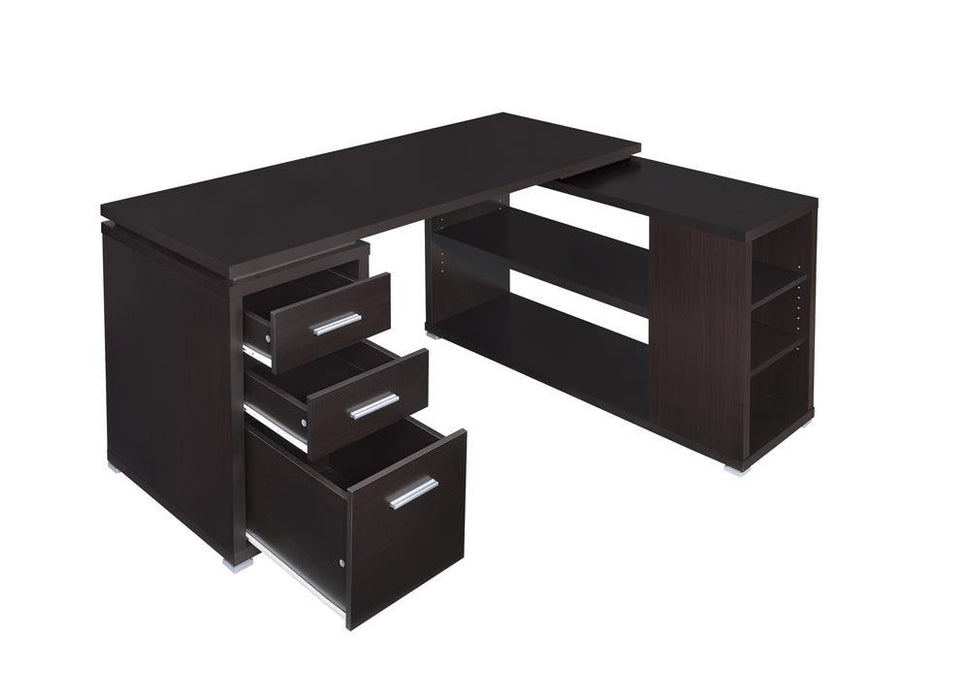 Yvette L-shape Office Desk - Tony’s Furniture Store & Linen (GA) - Multi Location