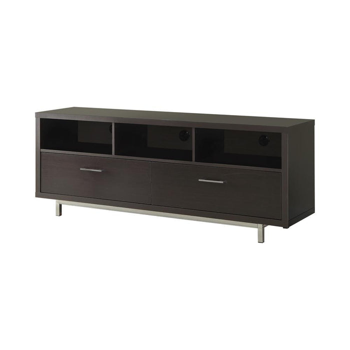 Casey 2-drawer Rectangular TV Console Cappuccino - Tony’s Furniture Store & Linen (GA) - Multi Location