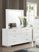 Felicity 6-drawer Dresser Glossy White - Tony’s Furniture Store & Linen (GA) - Multi Location