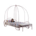 Massi Twin Canopy Bed Powder Pink - Tony’s Furniture Store & Linen (GA) - Multi Location
