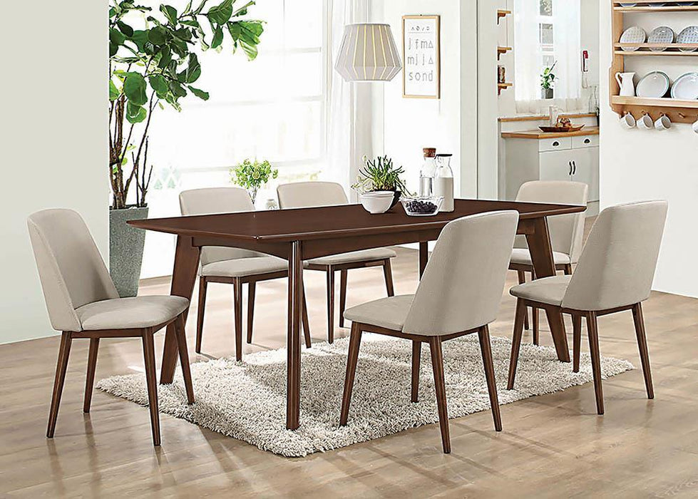 Malone Rectangular Dining Table Dark Walnut - Tony’s Furniture Store & Linen (GA) - Multi Location