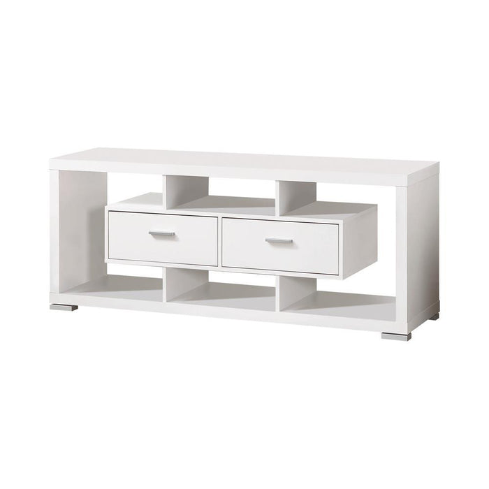 Darien 2-drawer Rectangular TV Console White - Tony’s Furniture Store & Linen (GA) - Multi Location