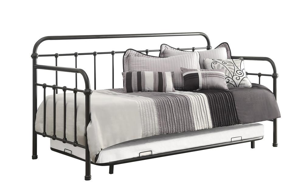 Livingston Daybed with Trundle Dark Bronze - Tony’s Furniture Store & Linen (GA) - Multi Location
