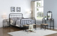 Livingston Eastern King Panel Metal Bed Dark Bronze - Tony’s Furniture Store & Linen (GA) - Multi Location