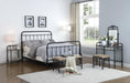 Livingston California King Panel Metal Bed Dark Bronze - Tony’s Furniture Store & Linen (GA) - Multi Location