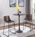 Oswego Round Bar Table Dark Russet and Antique Bronze - Tony’s Furniture Store & Linen (GA) - Multi Location