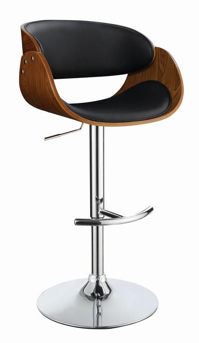 Dana Adjustable Bar Stool Black and Chrome - Tony’s Furniture Store & Linen (GA) - Multi Location