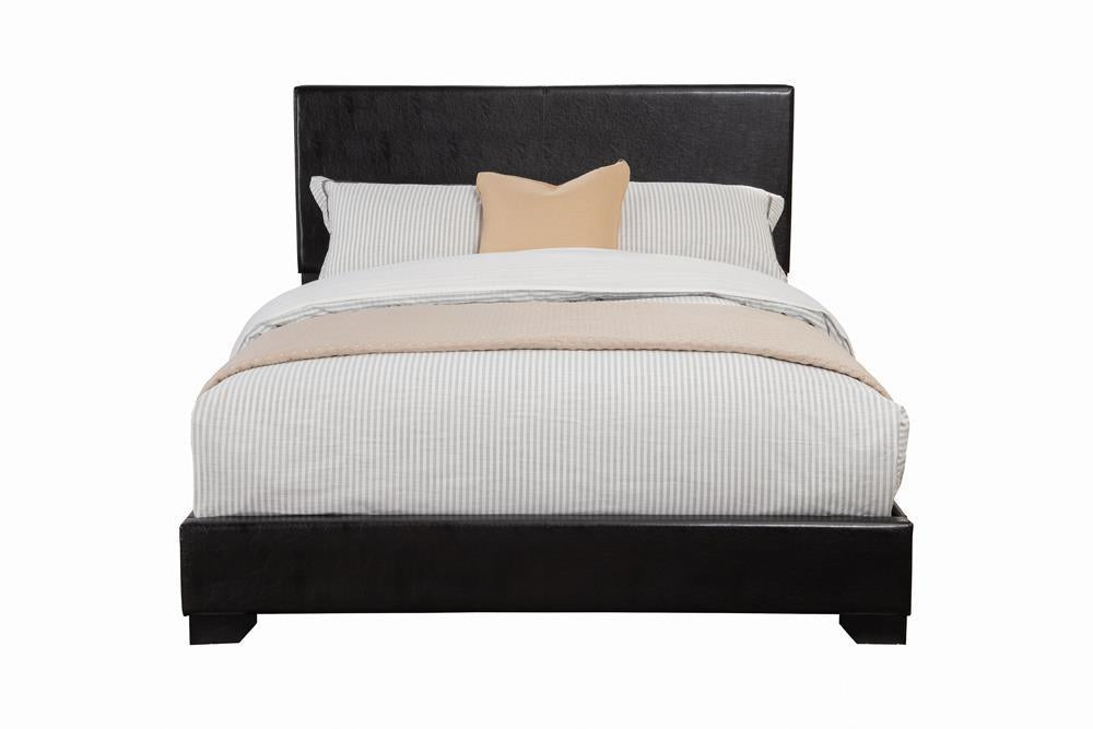 Conner Eastern King Upholstered Panel Bed Black - Tony’s Furniture Store & Linen (GA) - Multi Location