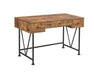 Analiese 3-drawer Writing Desk Antique Nutmeg and Black - Tony’s Furniture Store & Linen (GA) - Multi Location