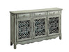 Madeline 3-door Accent Cabinet Antique Green - Tony’s Furniture Store & Linen (GA) - Multi Location