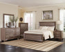 Kauffman Queen Panel Bed Washed Taupe - Tony’s Furniture Store & Linen (GA) - Multi Location
