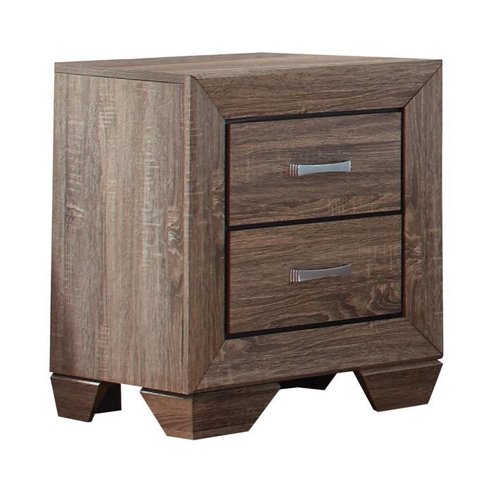 Kauffman 2-drawer Nightstand Washed Taupe - Tony’s Furniture Store & Linen (GA) - Multi Location