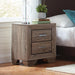 Kauffman 2-drawer Nightstand Washed Taupe - Tony’s Furniture Store & Linen (GA) - Multi Location