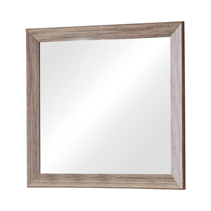 Kauffman Rectangular Dresser Mirror Washed Taupe - Tony’s Furniture Store & Linen (GA) - Multi Location