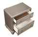 Bling Game 2-drawer Nightstand Metallic Platinum - Tony’s Furniture Store & Linen (GA) - Multi Location