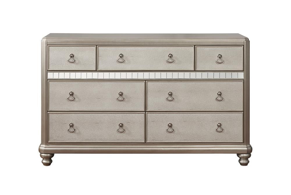 Bling Game 7-drawer Dresser Metallic Platinum - Tony’s Furniture Store & Linen (GA) - Multi Location