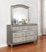 Bling Game Arched Dresser Mirror Metallic Platinum - Tony’s Furniture Store & Linen (GA) - Multi Location
