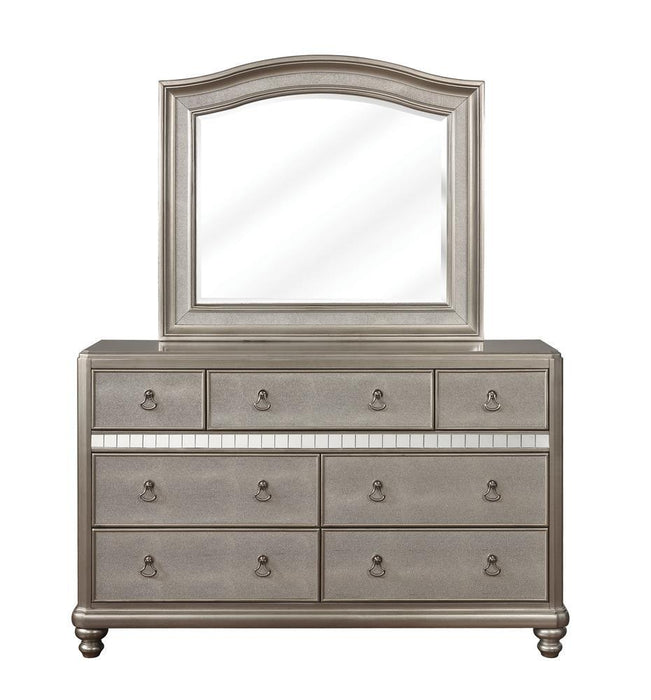 Bling Game Arched Dresser Mirror Metallic Platinum - Tony’s Furniture Store & Linen (GA) - Multi Location
