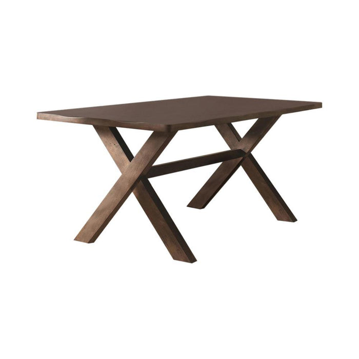 Alston X-shaped Dining Table Knotty Nutmeg - Tony’s Furniture Store & Linen (GA) - Multi Location