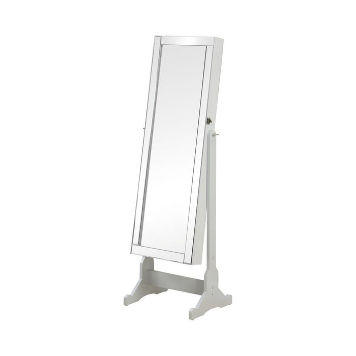 Yvonne Storage Jewelry Cheval Mirror Grey - Tony’s Furniture Store & Linen (GA) - Multi Location