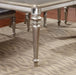 Bling Game Rectangular Dining Table with Leaf Metallic Platinum - Tony’s Furniture Store & Linen (GA) - Multi Location