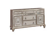 Bling Game 5-drawer Dining Server Metallic Platinum - Tony’s Furniture Store & Linen (GA) - Multi Location