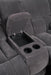 Weissman Motion Loveseat with Console Charcoal - Tony’s Furniture Store & Linen (GA) - Multi Location