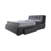 Fenbrook California King Tufted Upholstered Storage Bed Grey - Tony’s Furniture Store & Linen (GA) - Multi Location