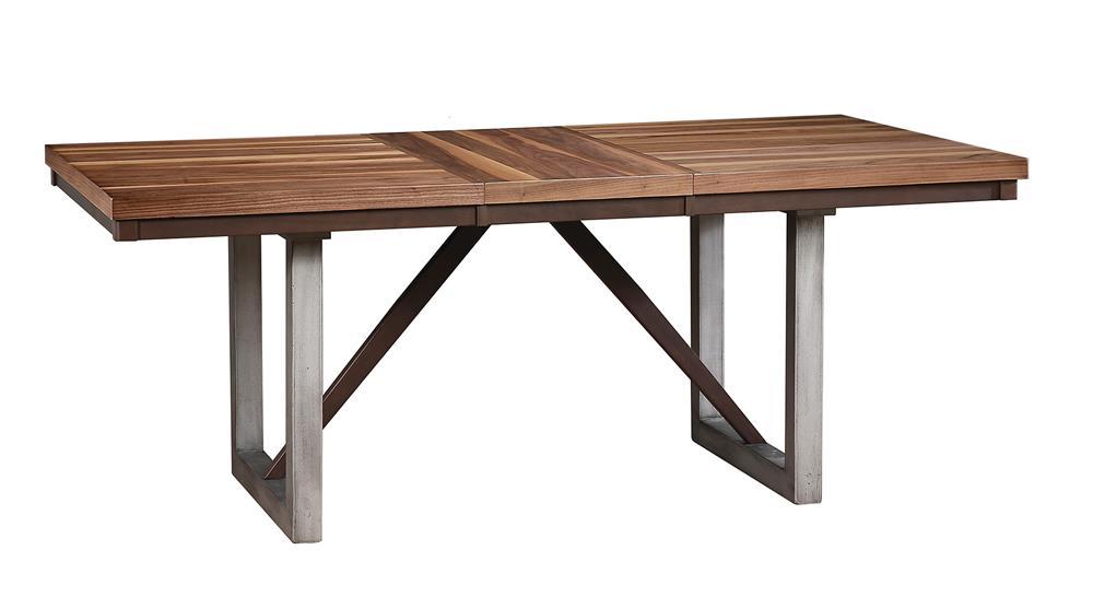 Spring Creek Dining Table with Extension Leaf Natural Walnut - Tony’s Furniture Store & Linen (GA) - Multi Location