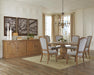 Florence Round Pedestal Dining Table Rustic Smoke - Tony’s Furniture Store & Linen (GA) - Multi Location