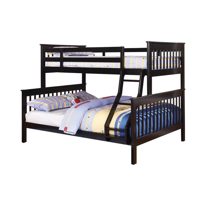 Chapman Twin Over Full Bunk Bed Black - Tony’s Furniture Store & Linen (GA) - Multi Location