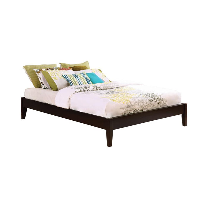 Hounslow Queen Universal Platform Bed Cappuccino - Tony’s Furniture Store & Linen (GA) - Multi Location