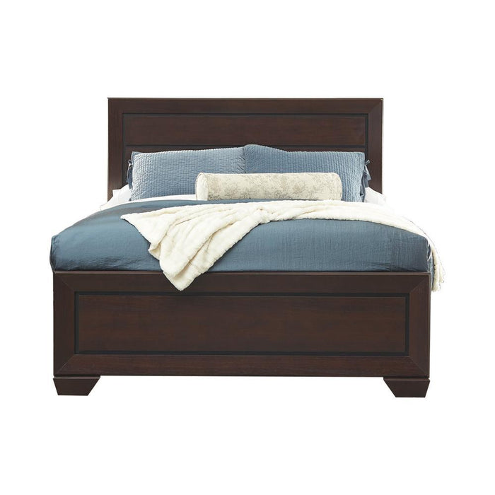 Kauffman Eastern King Panel Bed Dark Cocoa - Tony’s Furniture Store & Linen (GA) - Multi Location