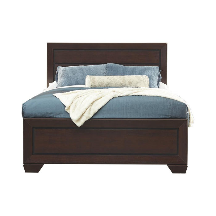 Kauffman California King Panel Bed Dark Cocoa - Tony’s Furniture Store & Linen (GA) - Multi Location