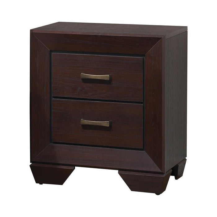 Kauffman 2-drawer Nightstand Dark Cocoa - Tony’s Furniture Store & Linen (GA) - Multi Location