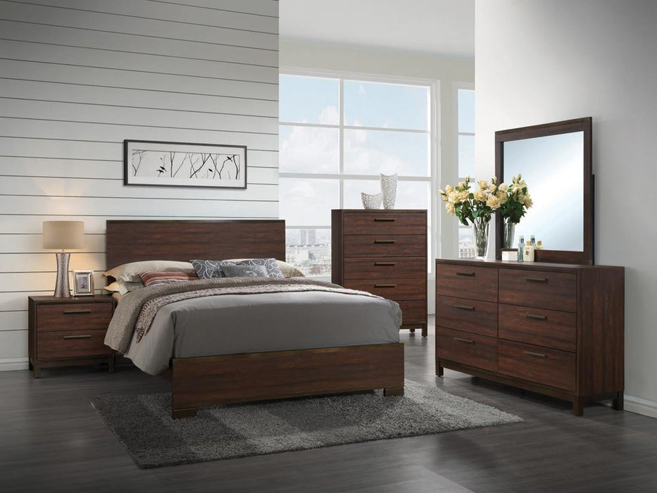 Edmonton Eastern King Panel Bed Rustic Tobacco - Tony’s Furniture Store & Linen (GA) - Multi Location