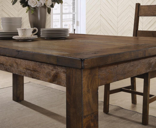 Coleman Rectangular Dining Table Rustic Golden Brown - Tony’s Furniture Store & Linen (GA) - Multi Location