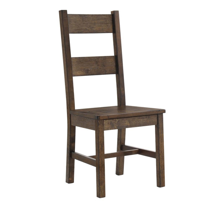 Coleman Dining Side Chairs Rustic Golden Brown (Set of 2) - Tony’s Furniture Store & Linen (GA) - Multi Location