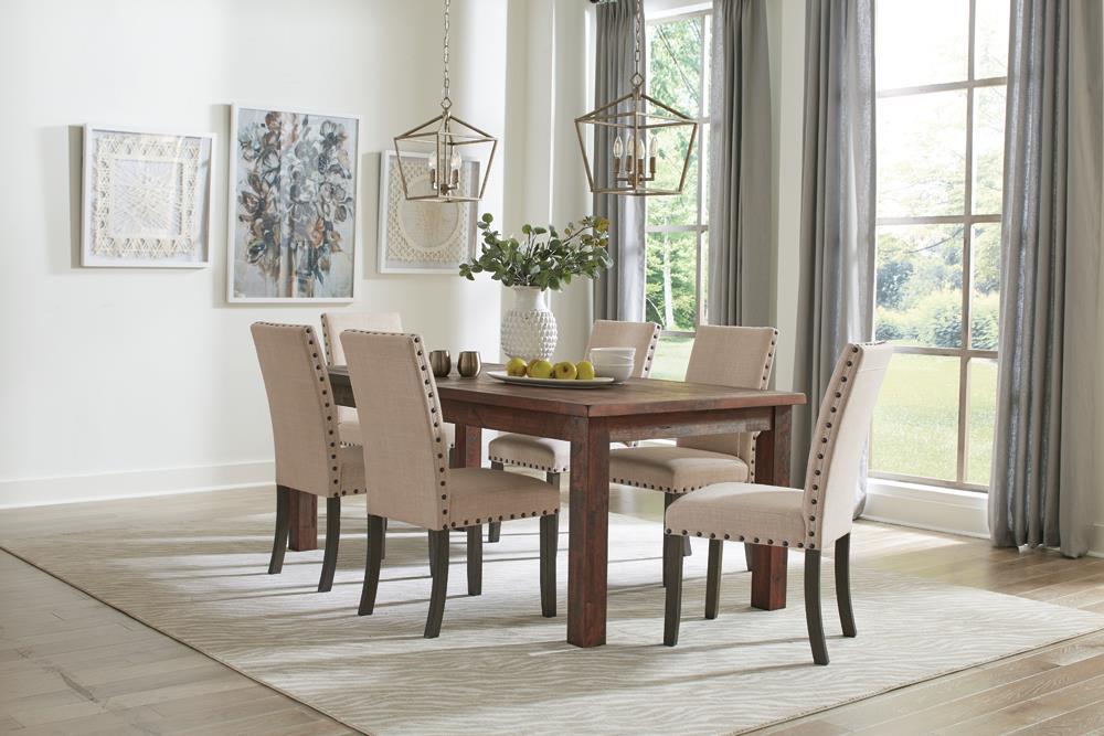 Coleman Rectangular Dining Table Rustic Golden Brown - Tony’s Furniture Store & Linen (GA) - Multi Location