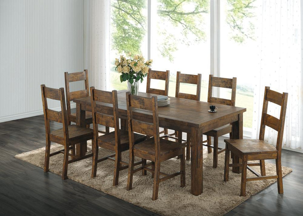 Coleman Dining Side Chairs Rustic Golden Brown (Set of 2) - Tony’s Furniture Store & Linen (GA) - Multi Location