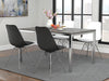 Juniper Armless Dining Chairs White and Chrome (Set of 2) - Tony’s Furniture Store & Linen (GA) - Multi Location