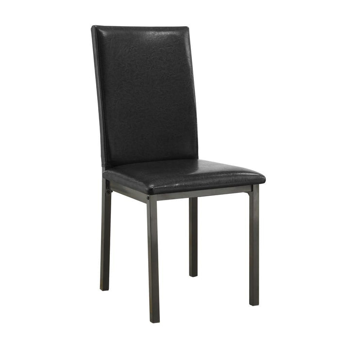Garza Upholstered Dining Chairs Black (Set of 2) - Tony’s Furniture Store & Linen (GA) - Multi Location